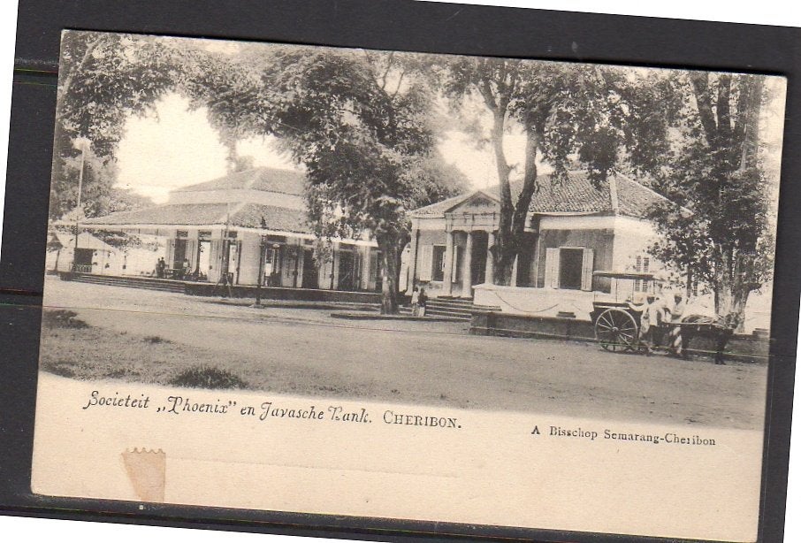 Ned Indië Society PHOENIX & Java Bank in Cheribon, Ophalen, Voor 1920, Frankrijk