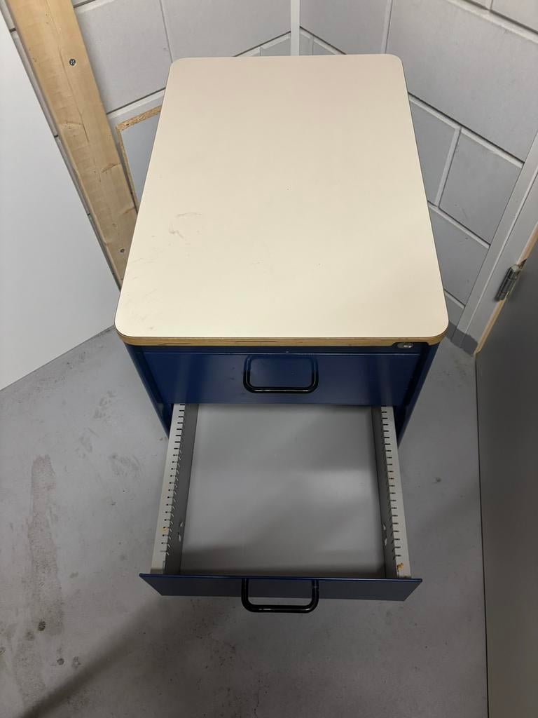 Ladenkast Gispen 3 laden 55x43x53, Huis en Inrichting, Kasten | Ladekasten, 5 laden of meer, Minder dan 100 cm, 25 tot 50 cm, 50 tot 100 cm