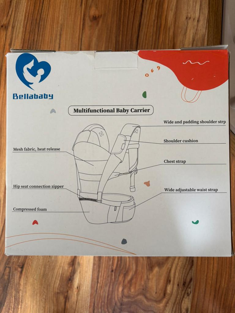 Bellababy - Baby carrier hip seat (New), Kinderen en Baby's, Babydragers en Draagdoeken, Nieuw, Rug, Draagzak, Ophalen