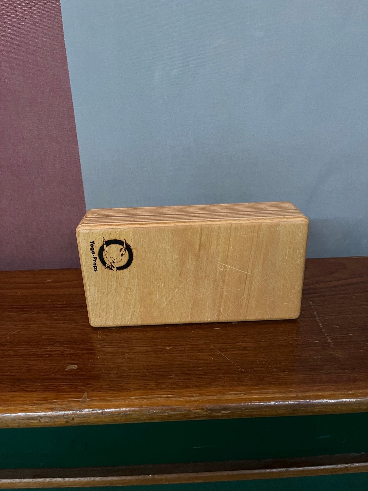Yogablok hout, Ophalen of Verzenden, Zo goed als nieuw