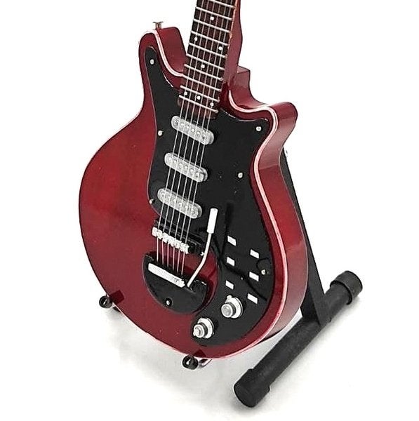 Brian May Queen miniatuur gitaar 25cm van hout mini guitar, Info@deconoord.nl, Deco Noord, Nieuw, Ophalen of Verzenden