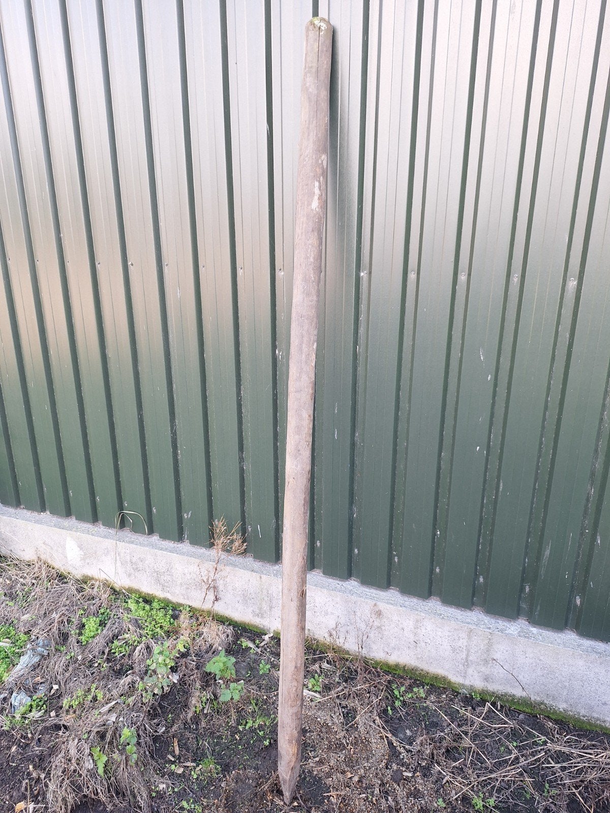 Houten afrastering palen, Tuin en Terras, Ophalen, Gebruikt, 250 cm of meer, Palen