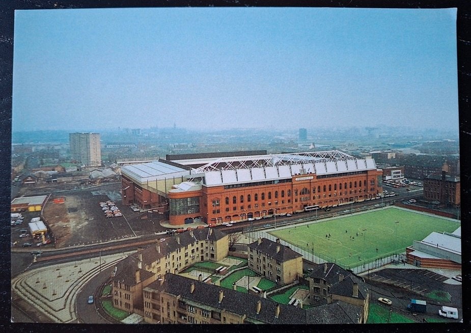 Stadion Ansichtkaart Rangers, Ophalen of Verzenden, Zo goed als nieuw, Buitenlandse clubs, Poster, Plaatje of Sticker