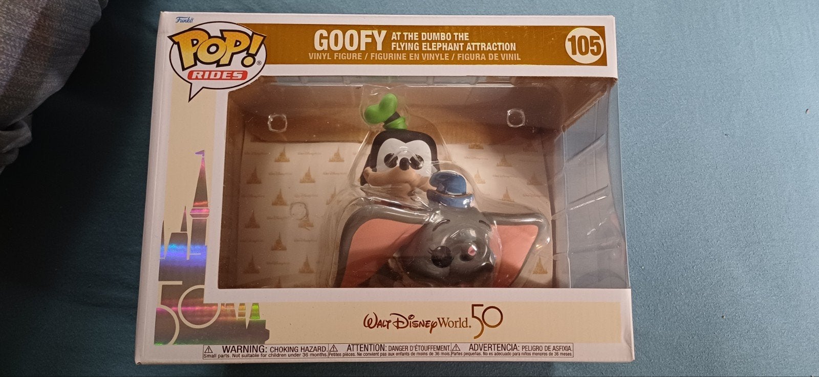 Goofy in de dumbo attractie in disneyland funko pop, Ophalen of Verzenden, Zo goed als nieuw