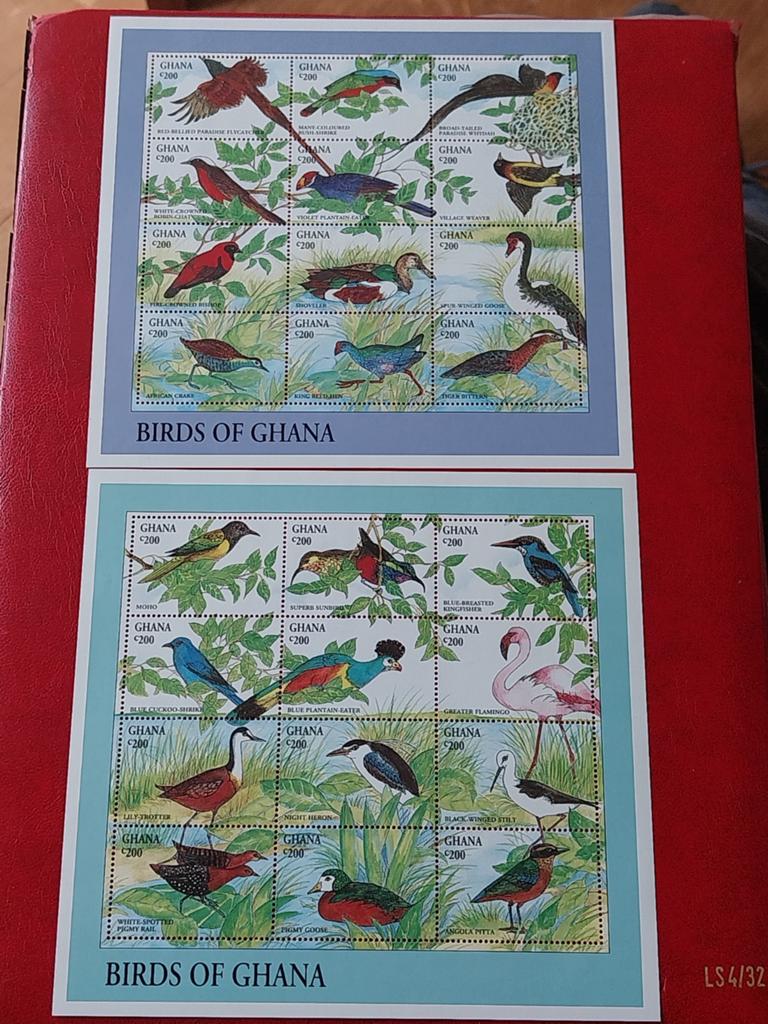 Ghana klb 2008-2031 vogels 1994 postfris mi 28 eu, Ophalen of Verzenden, Dier of Natuur