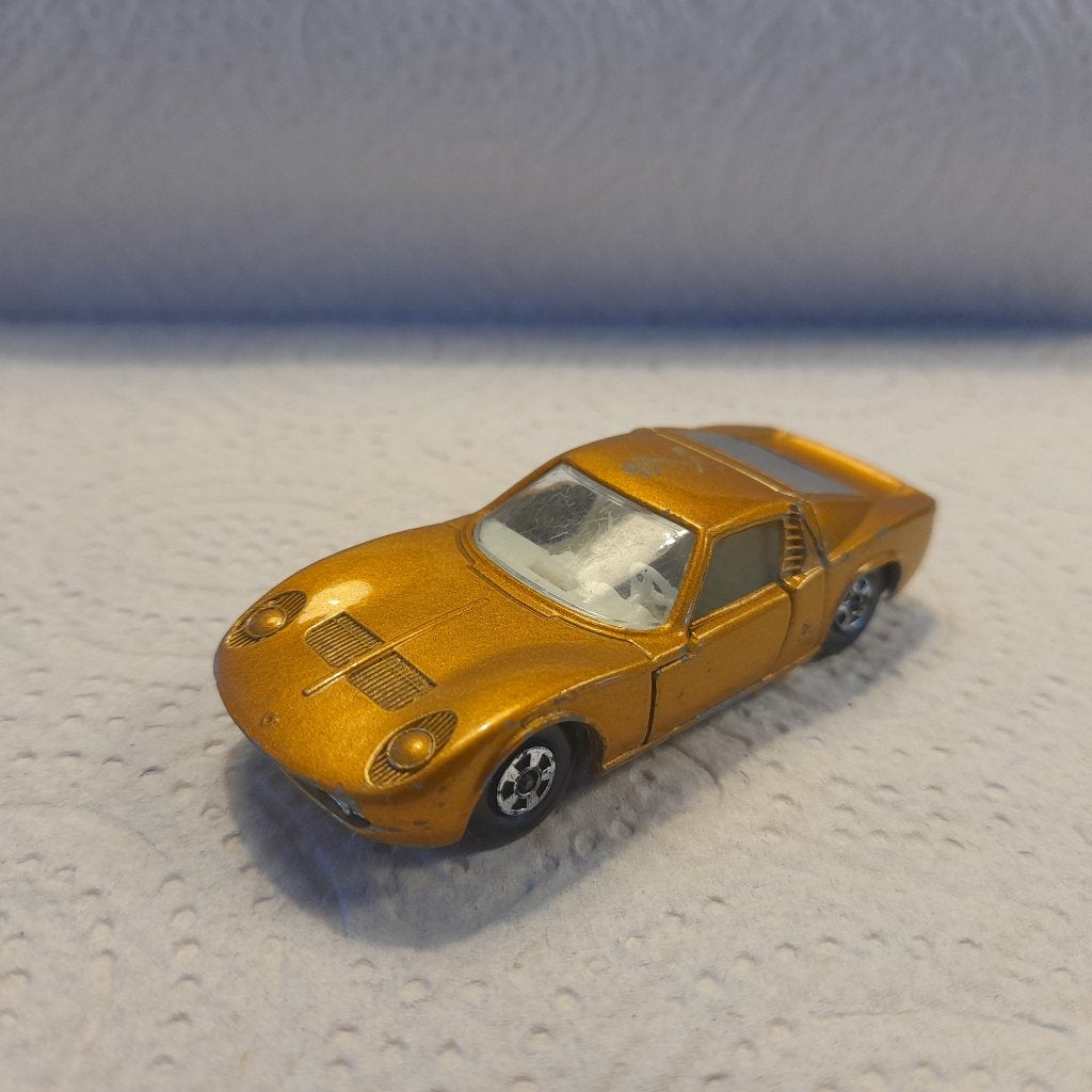 Matchbox Lamborghini Miura SF, Hobby en Vrije tijd, Ophalen of Verzenden, Gebruikt, Auto