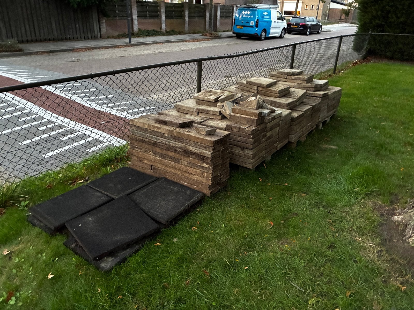Beton tegels, Ophalen, Gebruikt, Overige materialen, 10 m² of meer