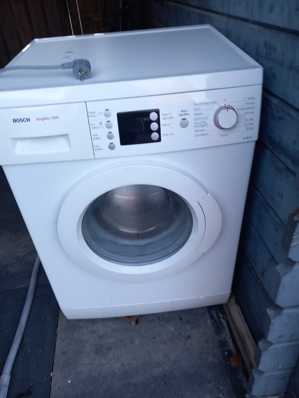 Wasmachine, Witgoed en Apparatuur, Wasmachines, Ophalen, 1200 tot 1600 toeren, 85 tot 90 cm