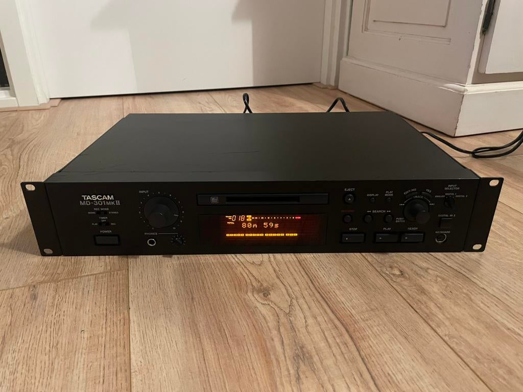 Tascam Minidisc recorder MD-301MKII, Ophalen of Verzenden, Minidisc-recorder