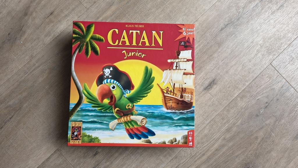 Kolonisten van Catan junior, Hobby en Vrije tijd, Gezelschapsspellen | Kaartspellen, Ophalen of Verzenden, Zo goed als nieuw