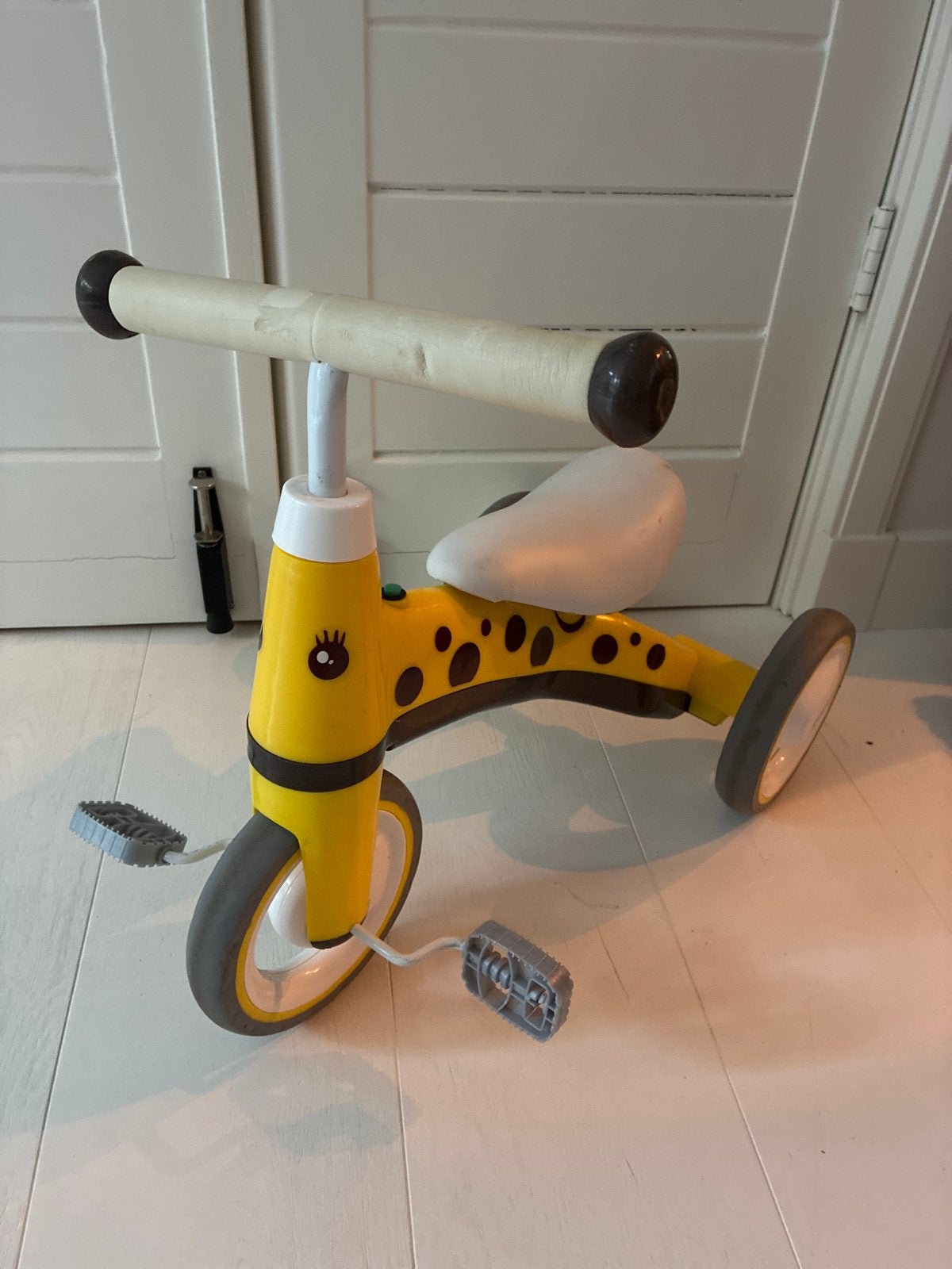 Gele giraf driewieler ECOTOYS, Ophalen, Gebruikt, Overige typen