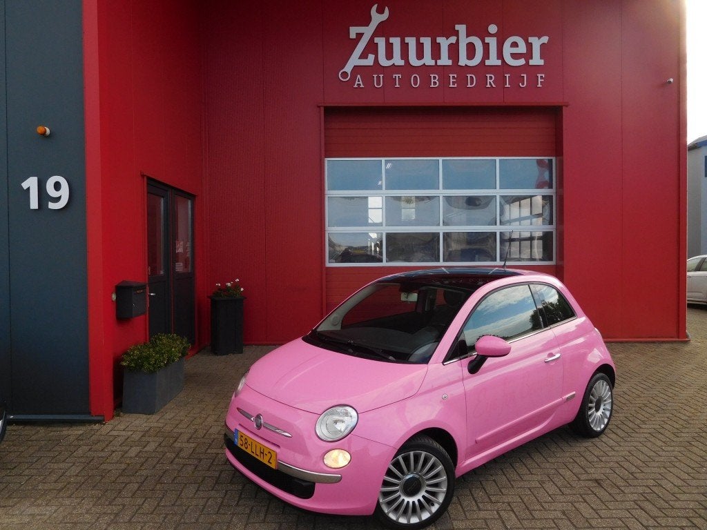 Fiat 500 1.2 Rosa Automaat, Euro 5, Gebruikt, Met garantie (alle), Origineel Nederlands