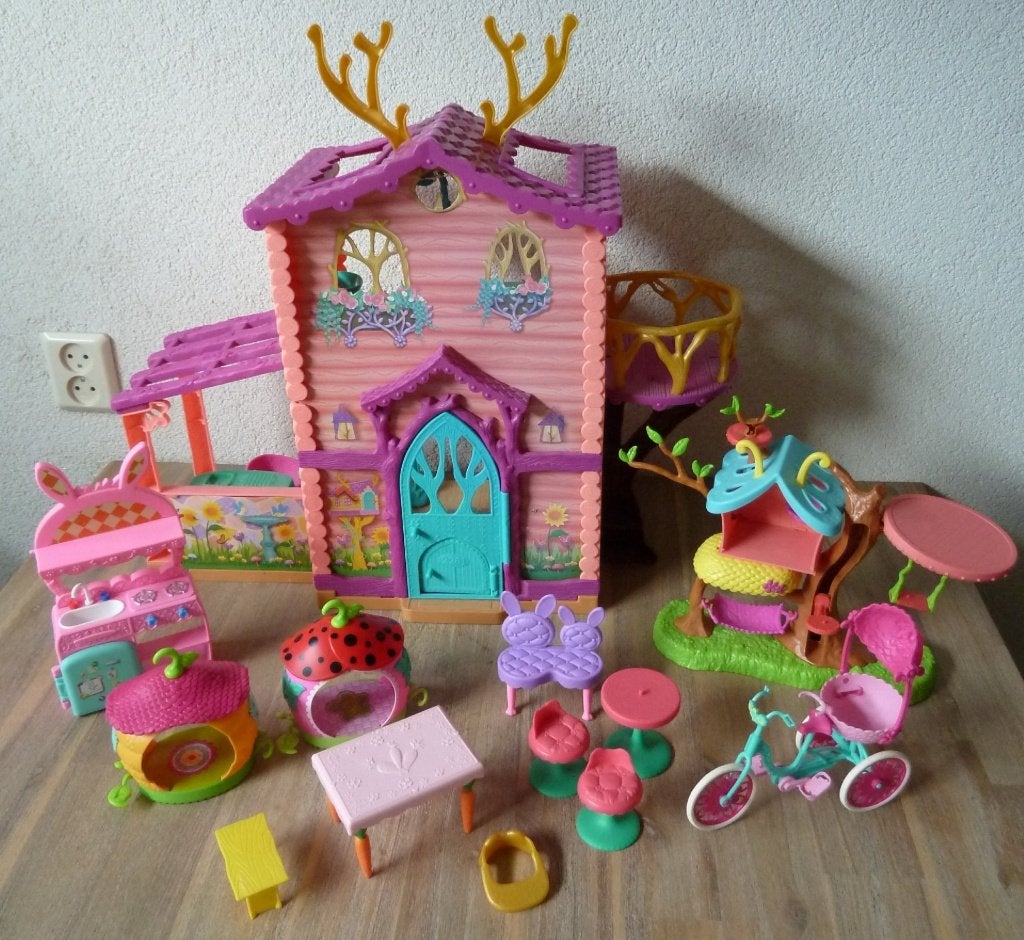 leuke set ENCHANTIMALS, Kinderen en Baby's, Speelgoed | Overig, Ophalen, Gebruikt, Meisje