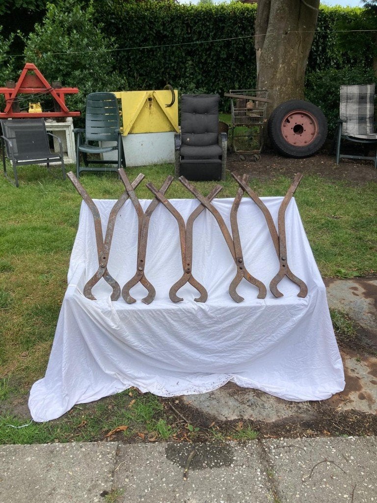 Bandentangen , trottoirtangen, Ophalen