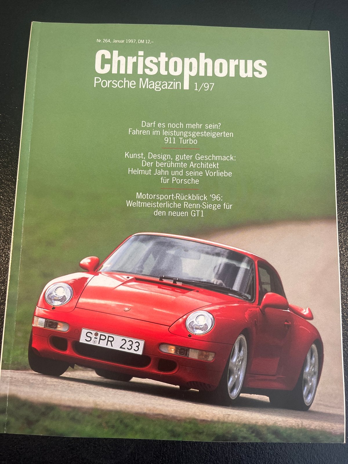 Christophorus Porsche Magazin 1/97 - Duitstalig, Ophalen of Verzenden, Gelezen