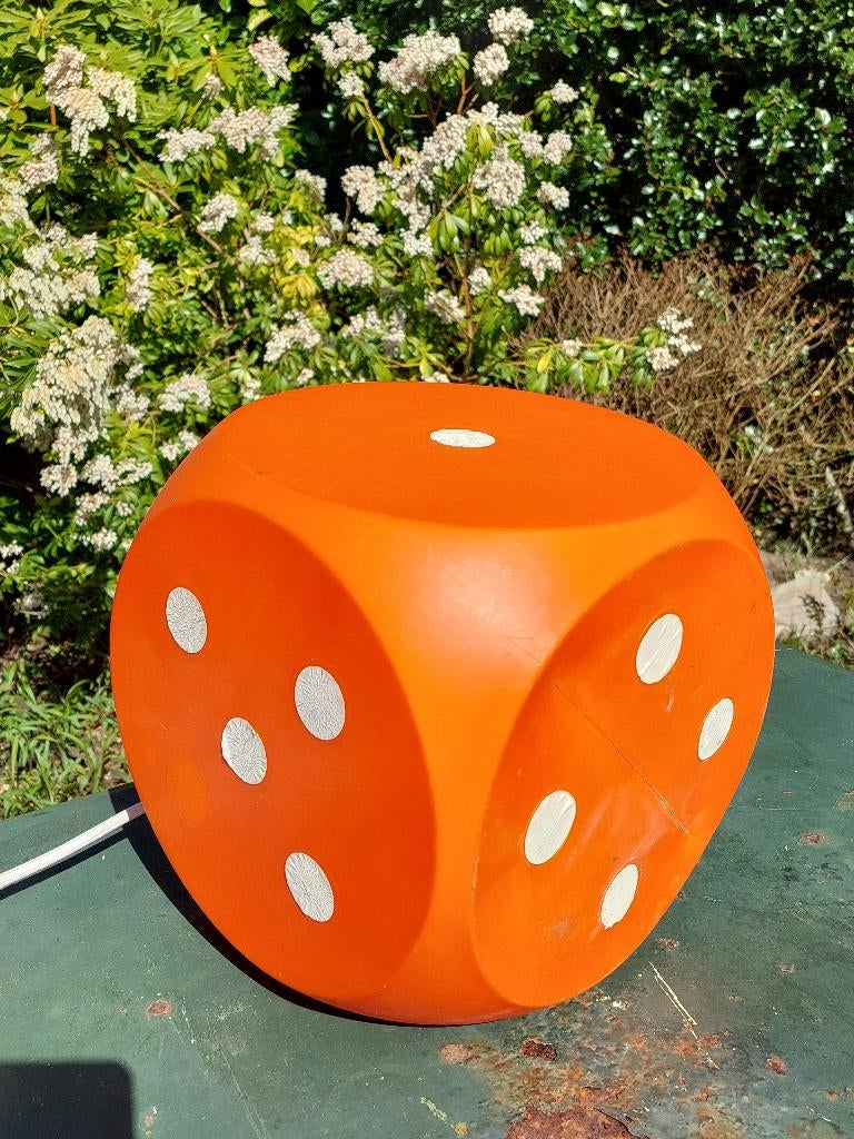 Space age dobbelsteen lamp BLOSSOM BROCANTE, Verzamelen, Retro, Huis en Inrichting, Ophalen of Verzenden