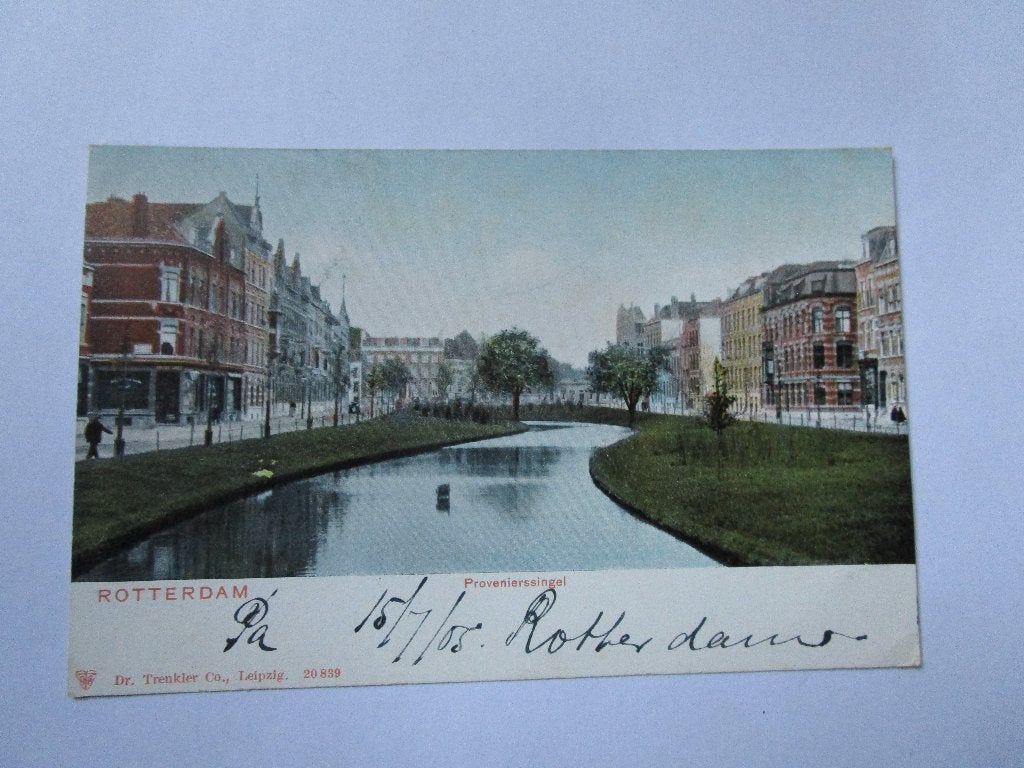 Ansichtkaart Rotterdam - Provenierssingel uitg Dr Trenkler, Verzenden, Voor 1920, Ongelopen, Zuid-Holland