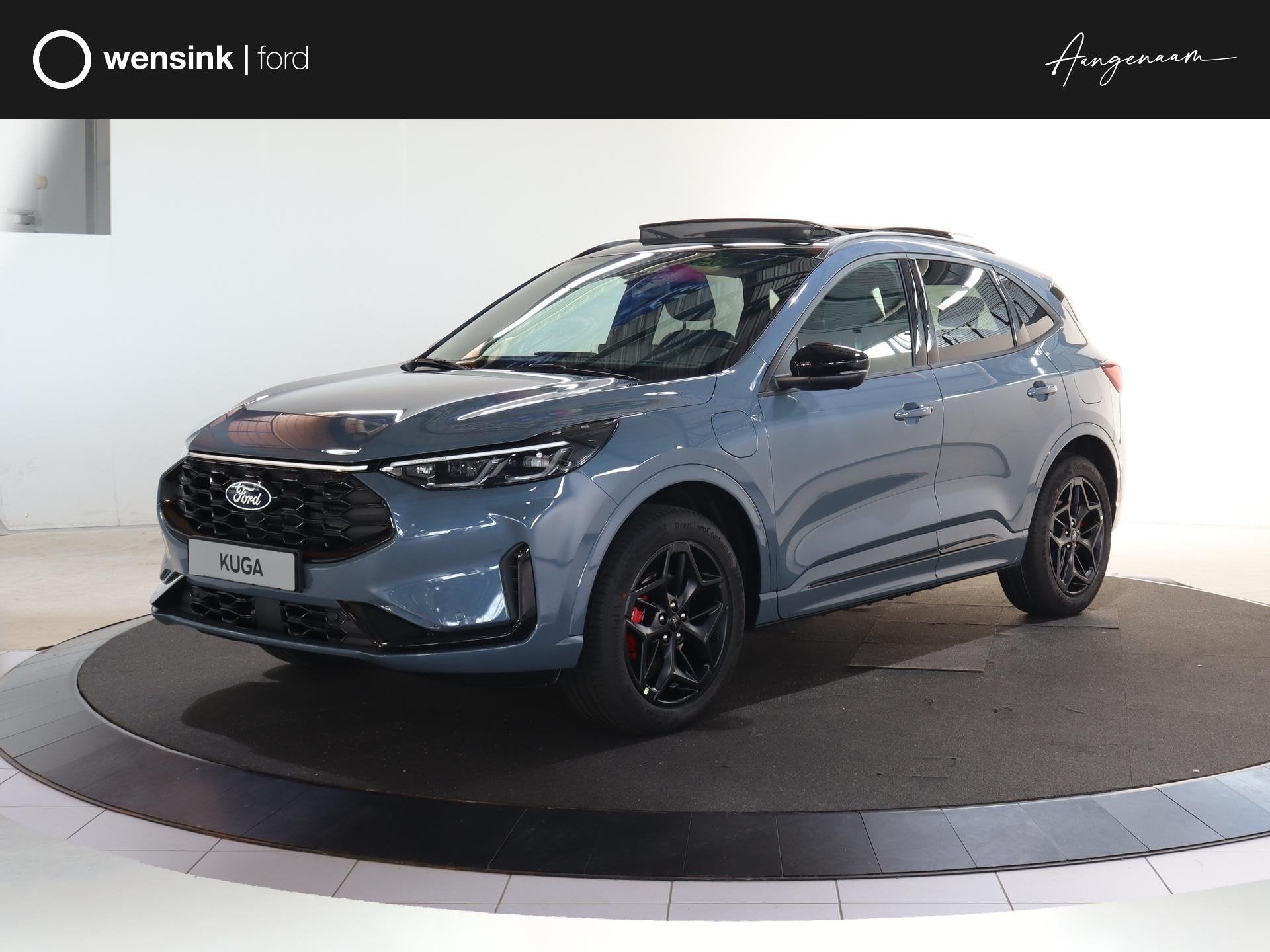 Ford Kuga 2.5 PHEV BlueCruise Edition | Panoramadak | Elektr, Auto's, Ford, 14 kWh, Euro 6, 4 cilinders, Blauw