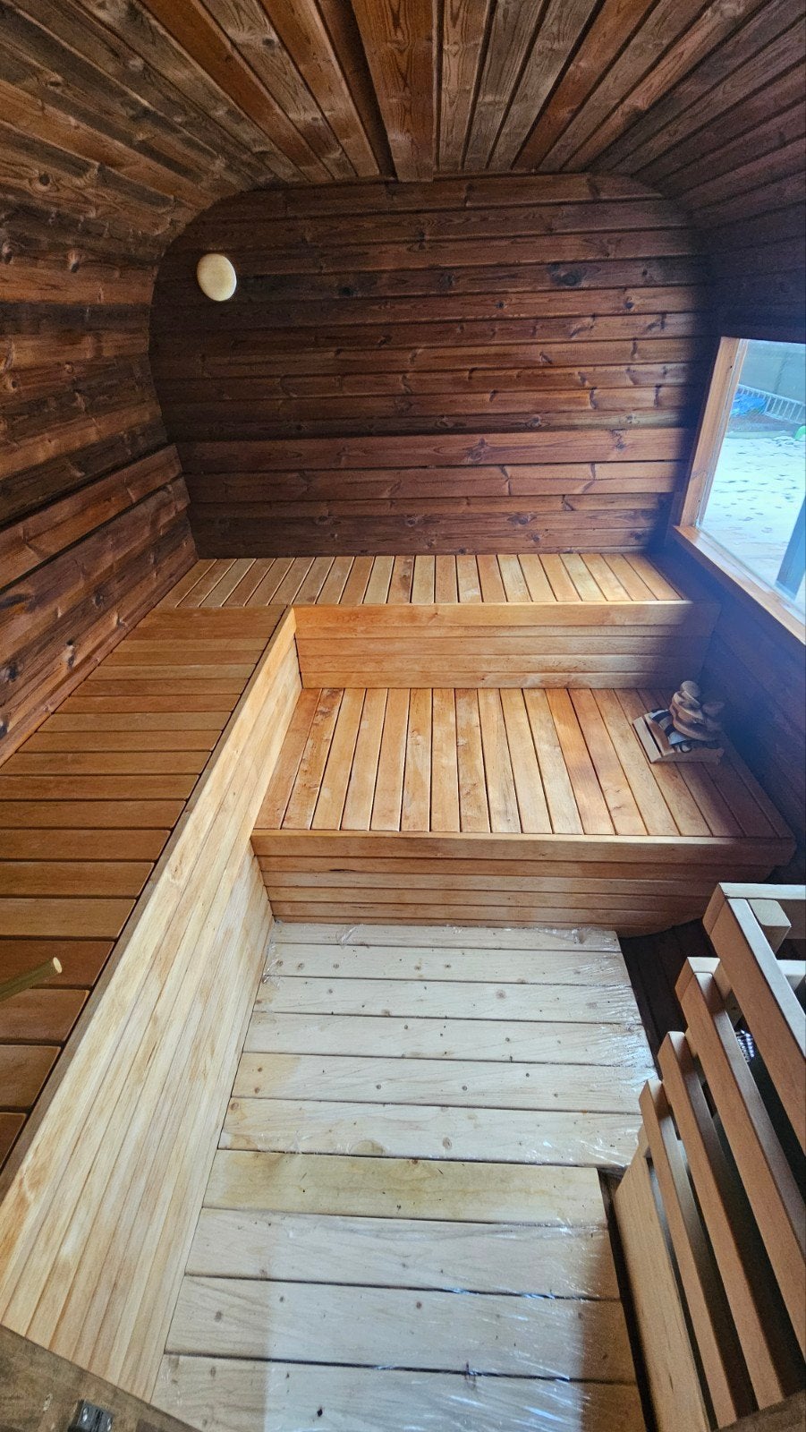 4M Cube Sauna - Gratis Levering en Plaatsing, Ophalen of Verzenden, Nieuw, Fins of Traditioneel, Complete sauna