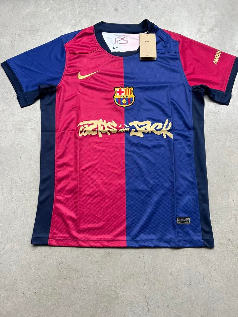 FC Barcelona x Travis Scott Shirt, Maat S, Ophalen of Verzenden, Nieuw, Shirt