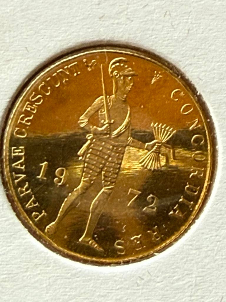 Enkele gouden dukaat 1972, Postzegels en Munten, Munten | Nederland, Koningin Juliana, Losse munt, Goud, Overige waardes