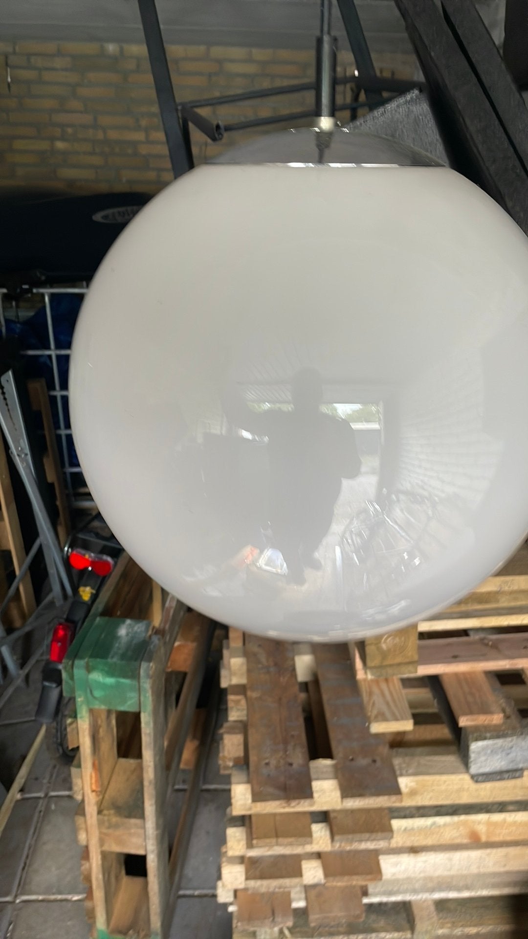 Mooie (raak) bollamp, Ophalen, Zo goed als nieuw