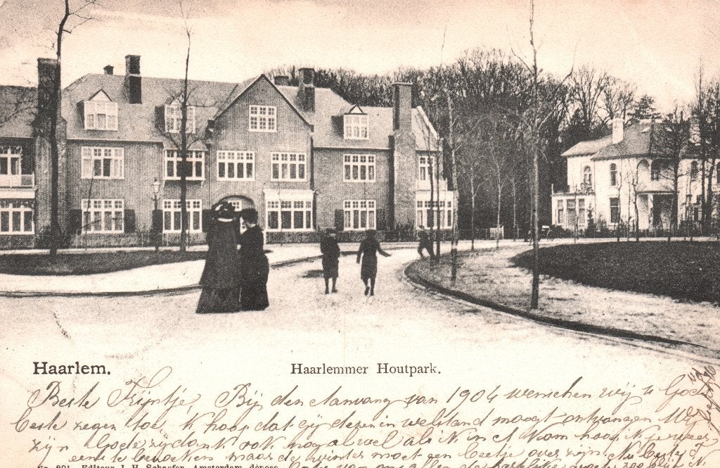 Haarlemmer Houtpark, Haarlem (1903) 128111, Verzenden, Voor 1920, Gelopen, Noord-Holland