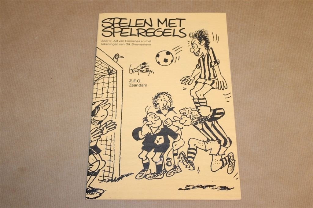 Speciale uitgave ZFC Zaandam [Dik Bruynesteyn] 1975, Ophalen of Verzenden, Zo goed als nieuw, Ajax, Poster, Plaatje of Sticker
