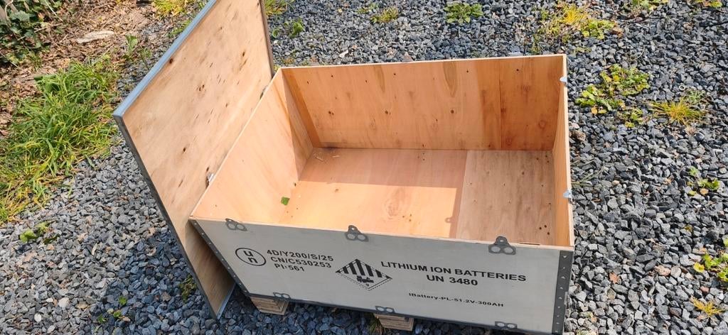 Houten pallet kist 82x59x33,5cm, Ophalen
