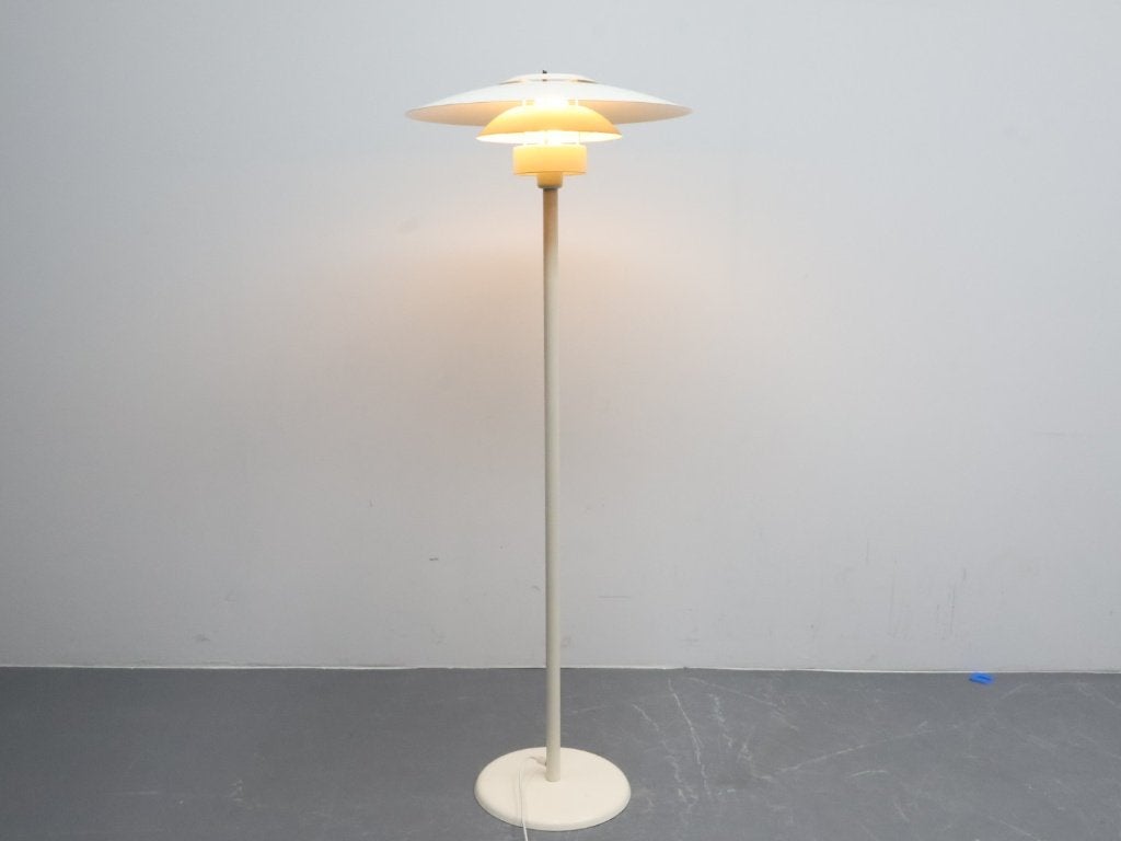Vintage vloerlamp Design Light Denmark Schotellamp, Huis en Inrichting, Lampen | Vloerlampen, Ophalen, Design Light, Denemarken