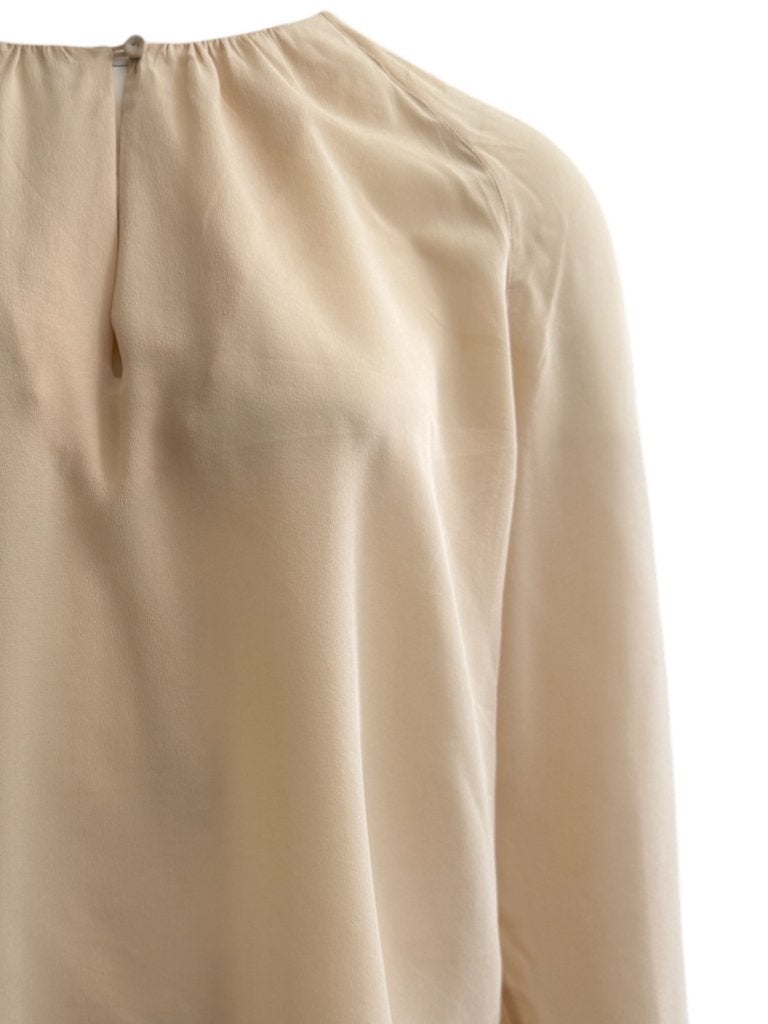 Closed shirt lange mouw M, Beige, Ophalen of Verzenden, Zo goed als nieuw, Lange mouw