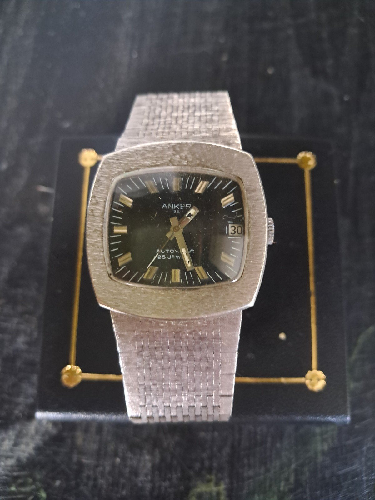 Vintage Anker 35 Polshorloge - Automatisch 25 Jewels, Sieraden, Tassen en Uiterlijk, Horloges | Antiek, Overige merken, Staal