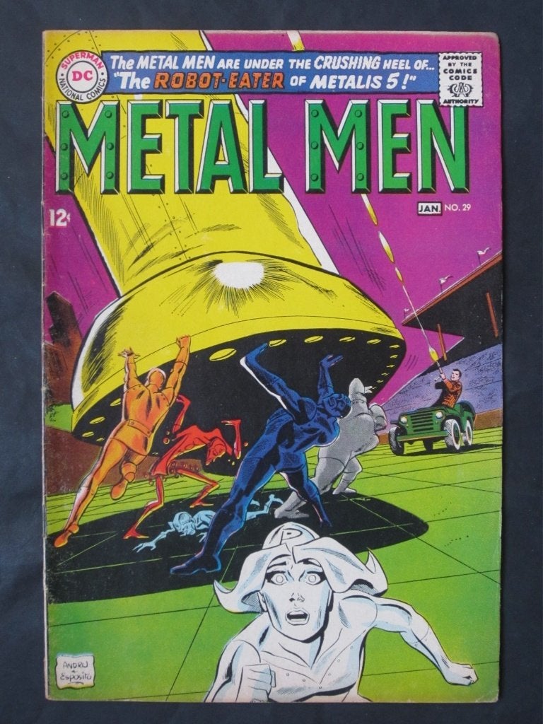 Metal Men (1963 serie) #29 DC 1967 First Robot Eater, Amerika, Verzenden, Gelezen, Eén comic