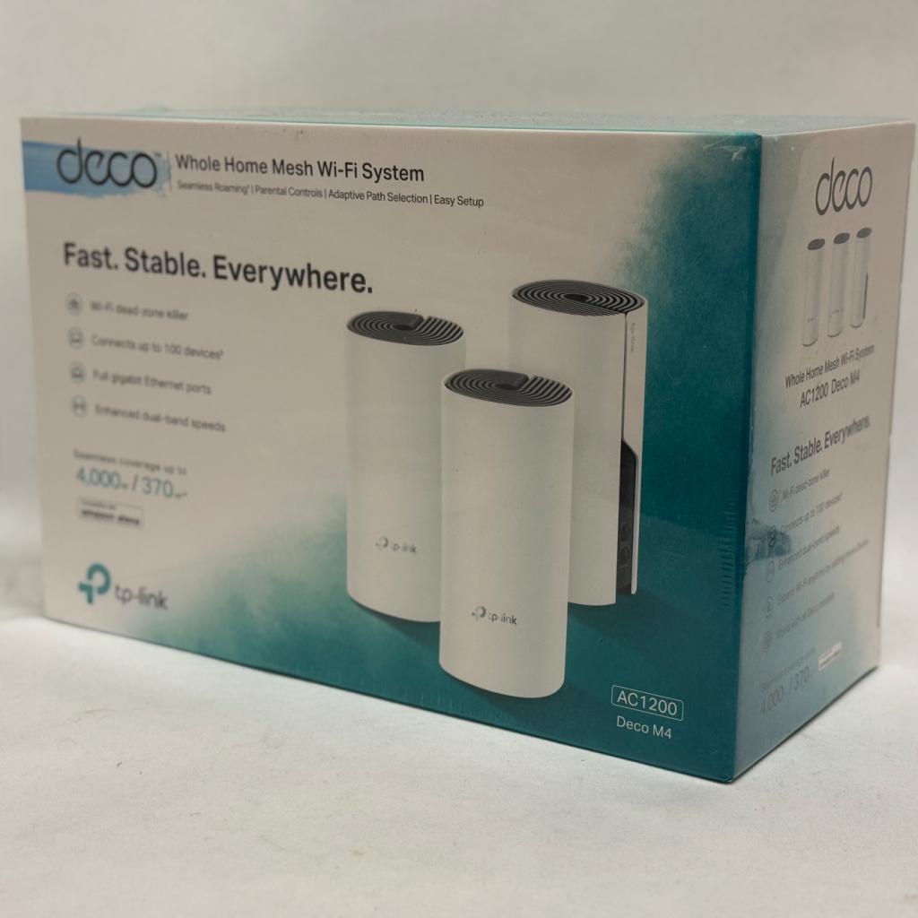 TP-Link AC1200 Whole Home Mesh Wifi-systeem Deco M4 (3-pack), Computers en Software, Netwerk switches, TP-Link, Zo goed als nieuw