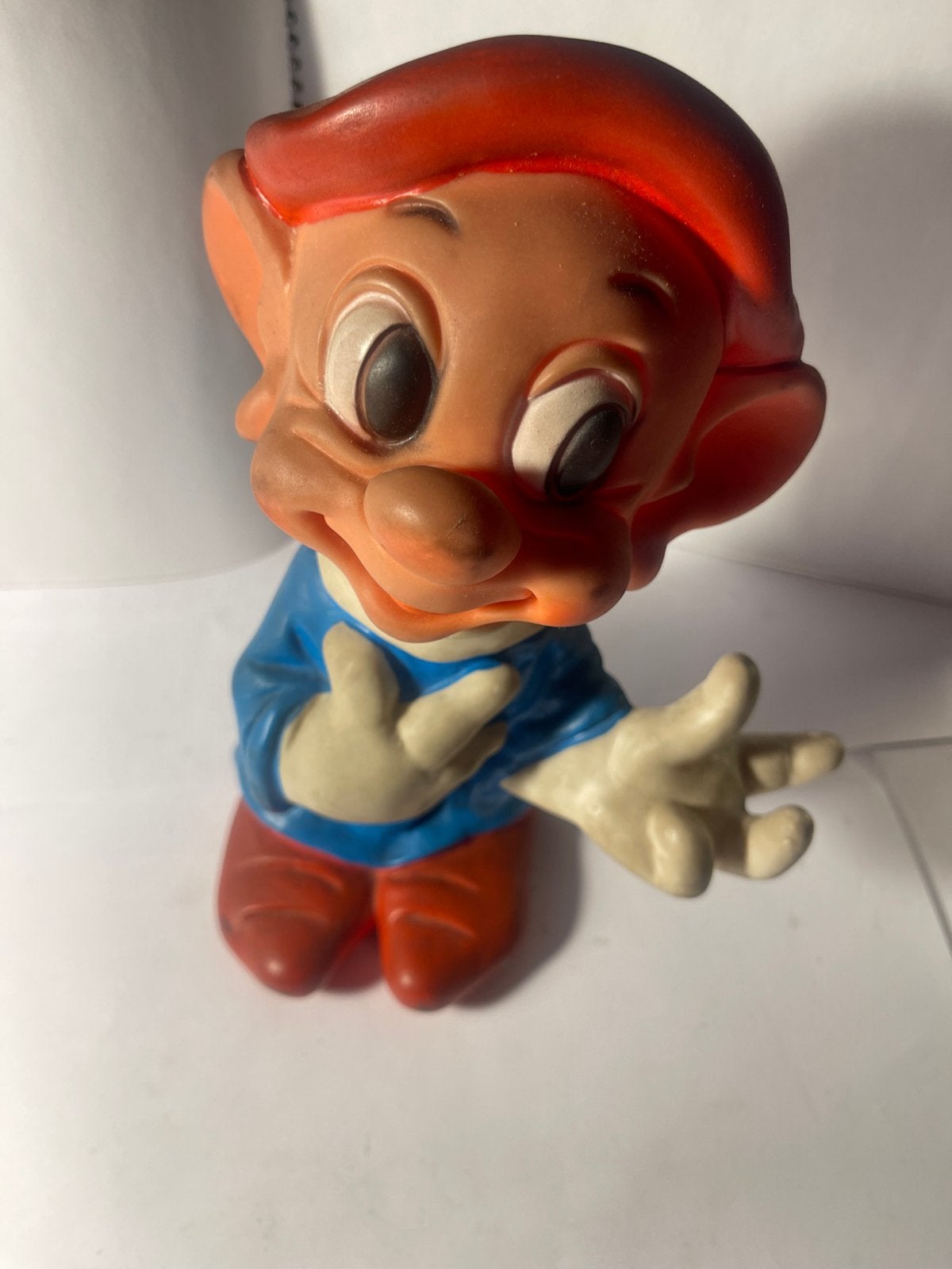 Vintage Dopey beeldje uit Disney's Sneeuwwitje (jaren '60), Verzamelen, Verzenden, Gebruikt