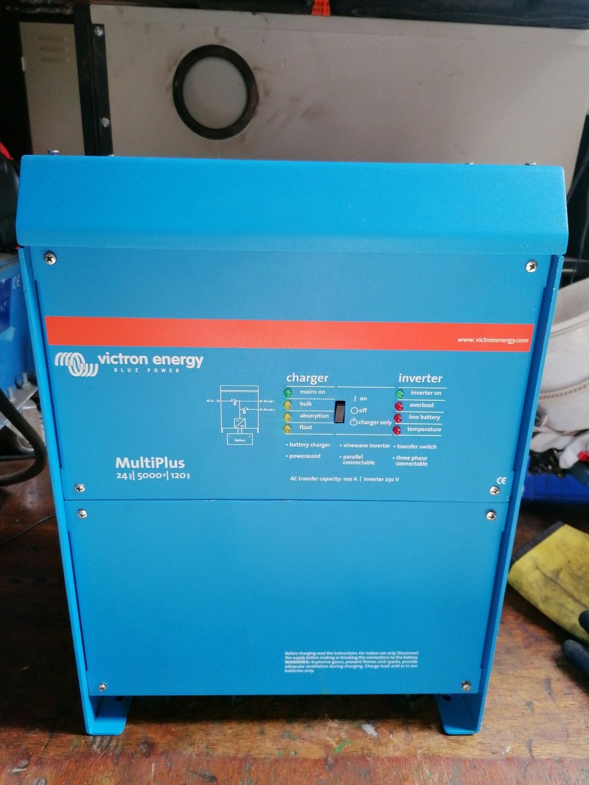 victron multiplus 24v 5000wat, Ophalen, Zo goed als nieuw, Overige typen