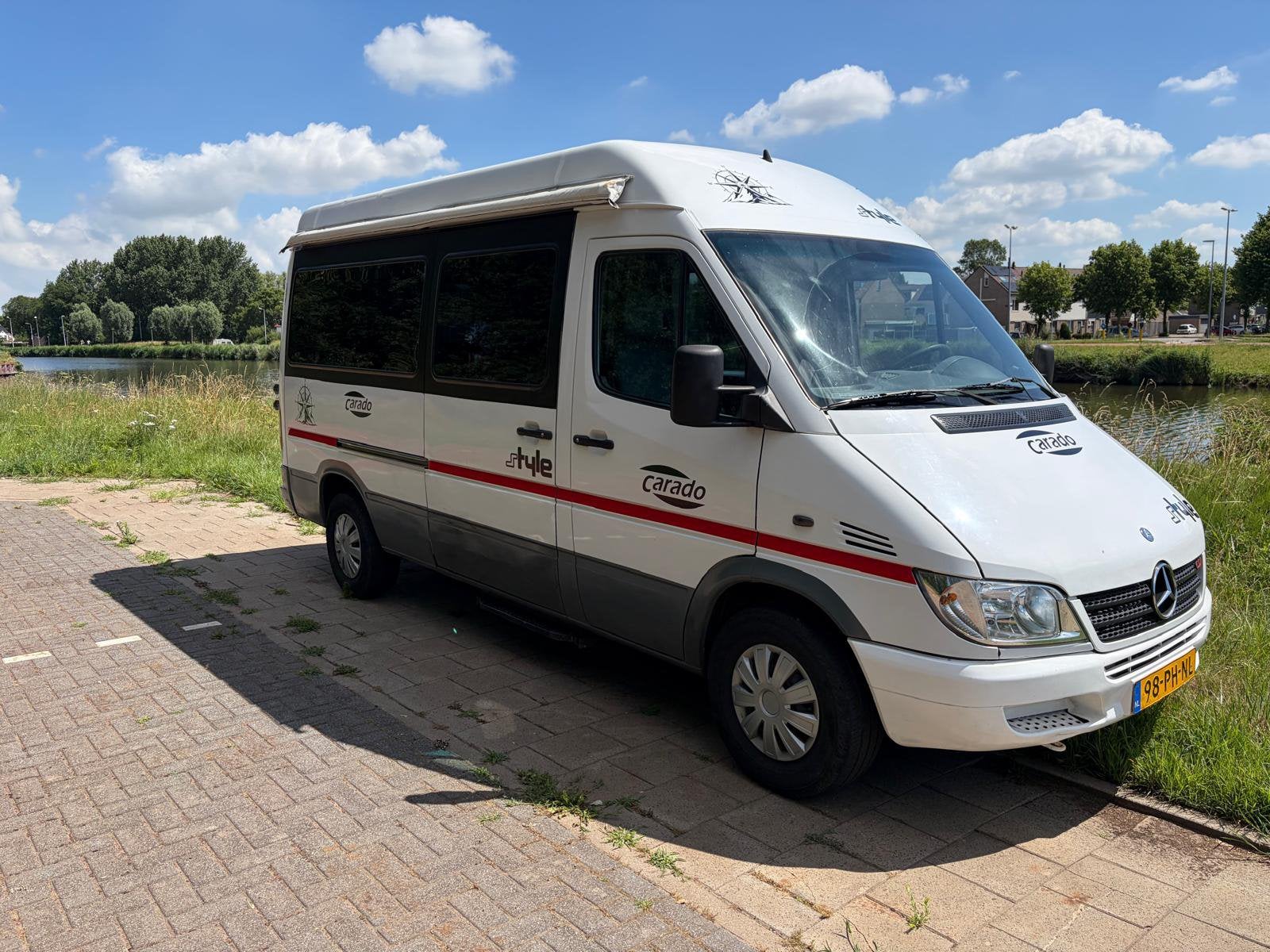 Camperbus Mercedes-Benz Sprinter 308 CDI Combi 2004 Wit, Buscamper of Camperbus, Tot en met 2, Particulier, Mercedes