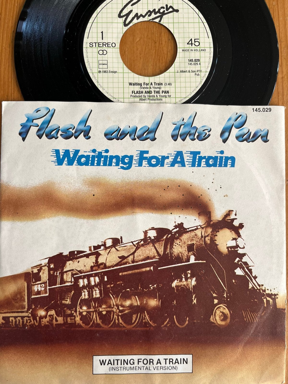 Flash and the Pan - Waiting For A Train 7" Vinyl, Gebruikt, Originele persing, 7 inch, Ophalen of Verzenden