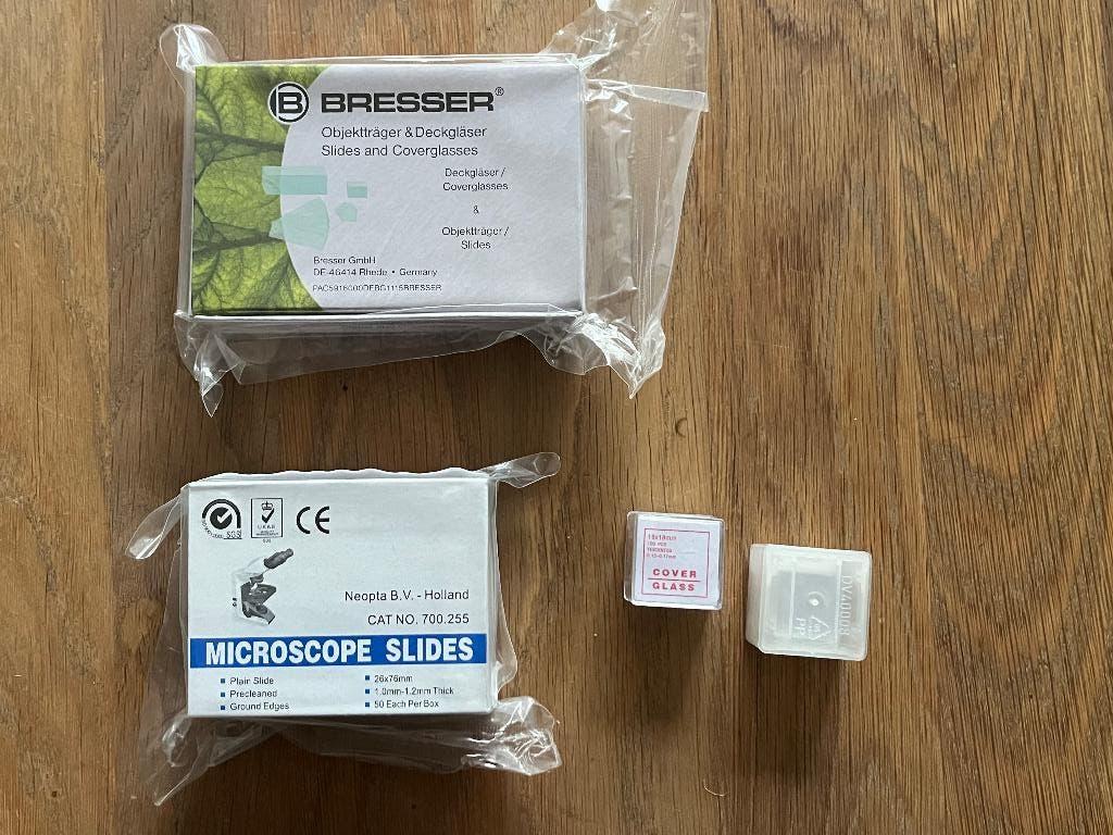100 objectglaasjes microscoop, Ophalen of Verzenden, Nieuw, Overige typen