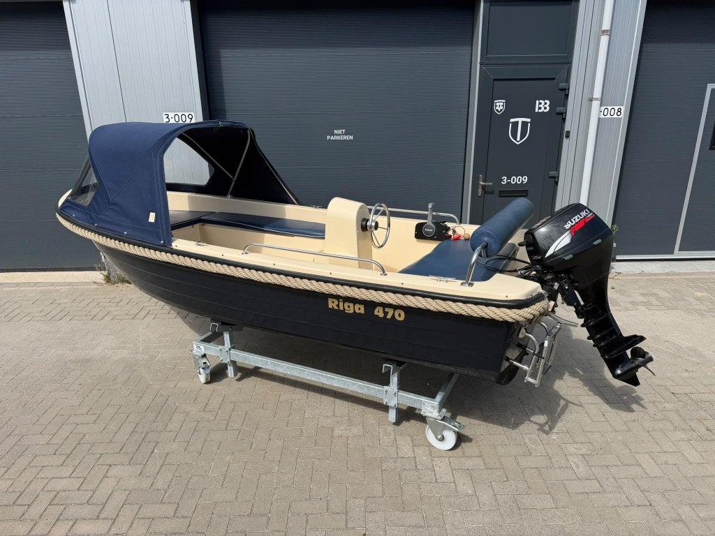 Riga 470 Sloep Compleet incl. Suzuki 15PK 4-takt, Overige merken, Riga 470, 5 m, 2 m