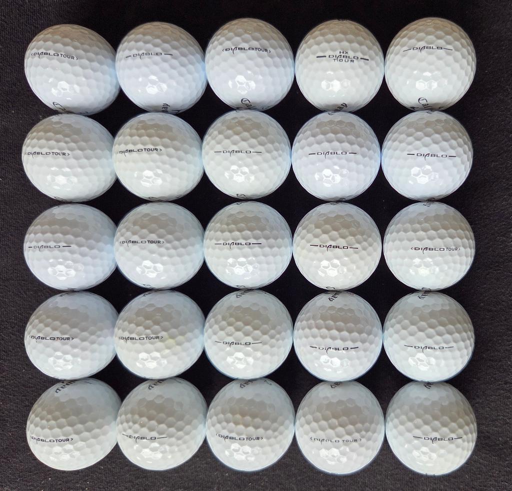 25 hele mooie Callaway Diablo (Tour) golfballen, Ophalen of Verzenden, Zo goed als nieuw, Bal(len), Callaway