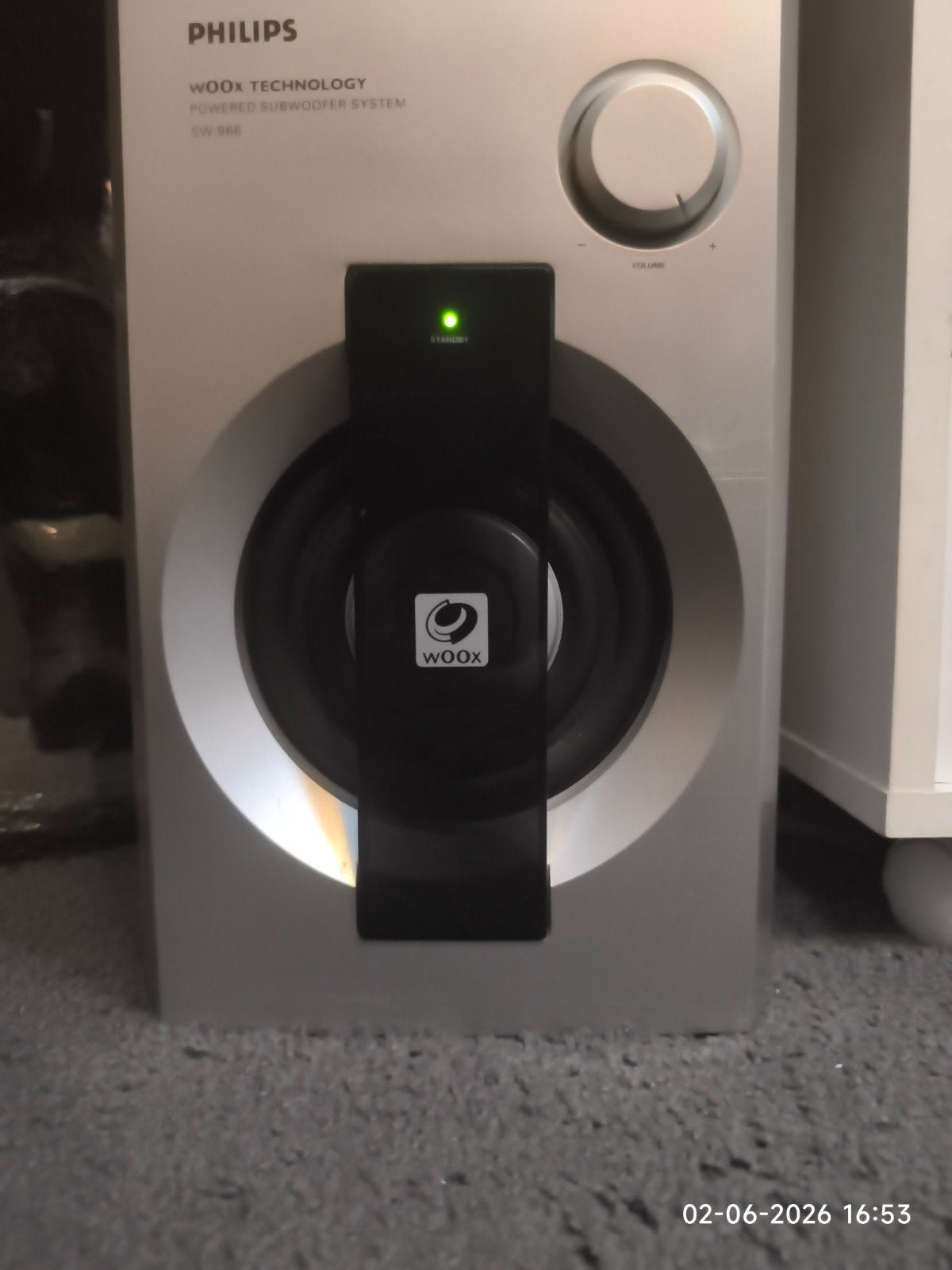 Philips Subwoofer met WOOx Technologie - Diepe Bass, Audio, Tv en Foto, Luidsprekers, Ophalen, Philips, Subwoofer, Zo goed als nieuw