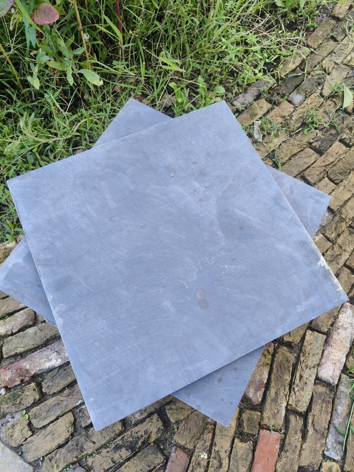natuursteen tegels 40x40 ca. 7,5m2, Ophalen, Gebruikt, Hardsteen, 5 tot 10 m²