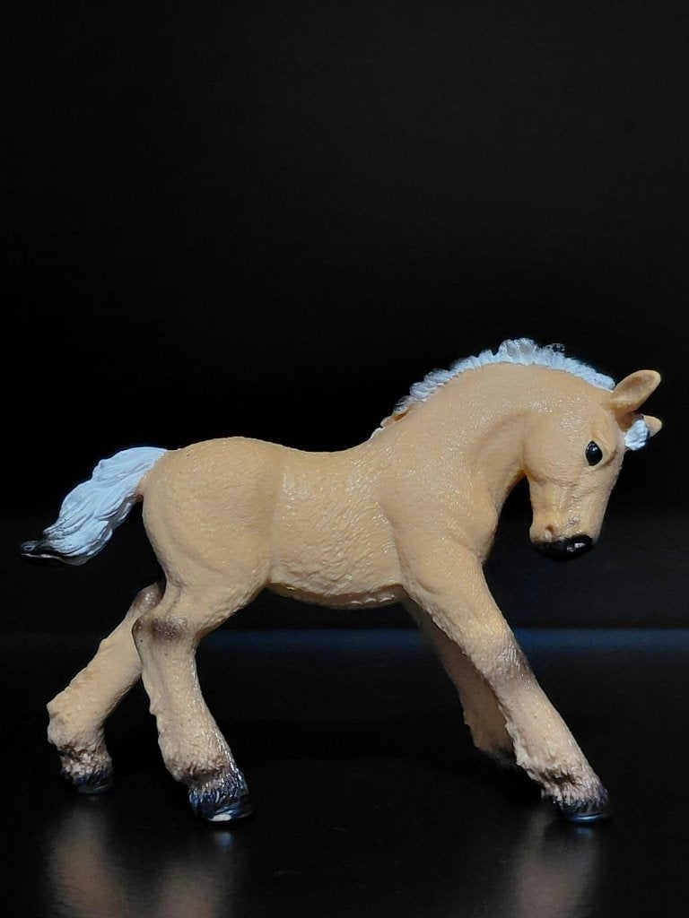 schleich fjord veulen ragnar, Ophalen of Verzenden, Zo goed als nieuw, Paard, Beeldje of Figuurtje