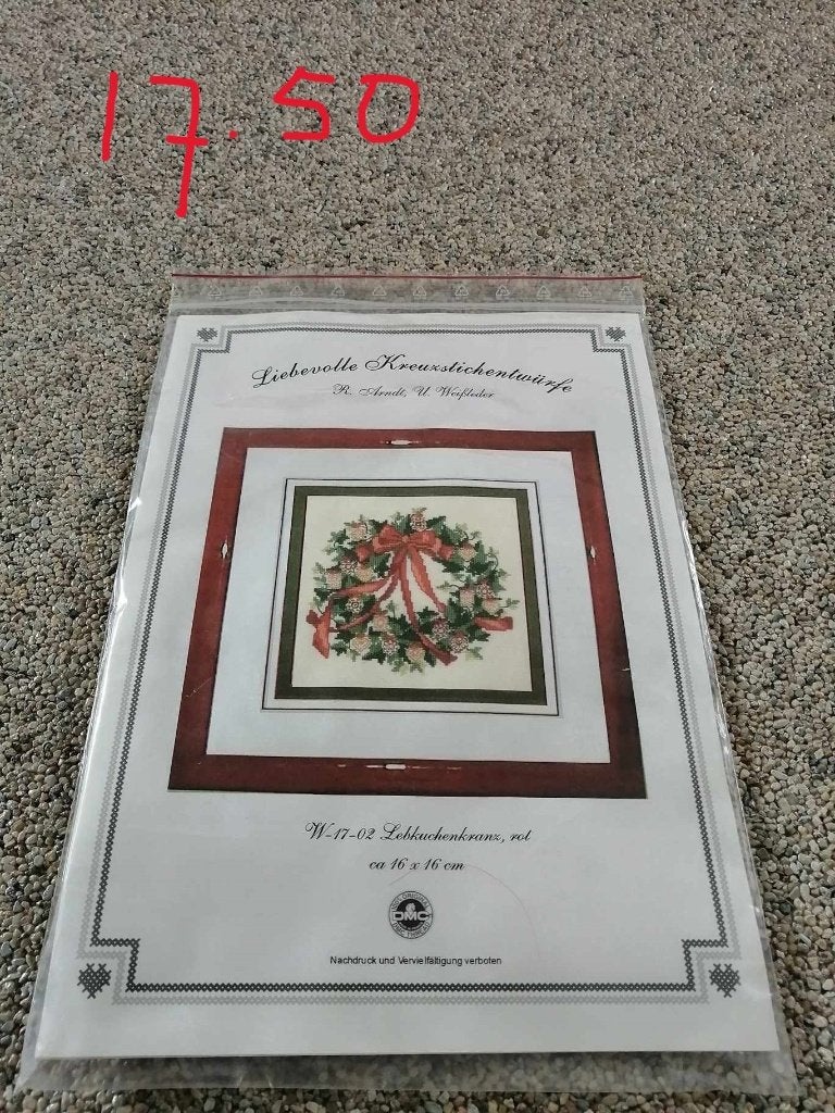 Borduur pakketten kerstmis, Ophalen, Nieuw, Borduurpakket