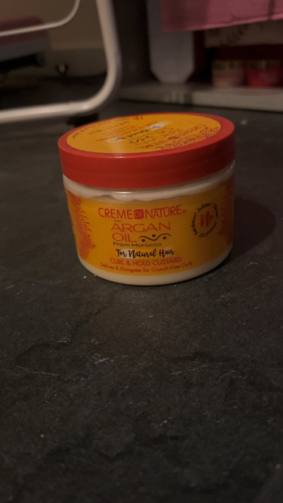 Creme of Nature Argan Oil Curl & Hold Custard Nieuw, Ophalen of Verzenden, Nieuw, Haarverzorger of -hersteller