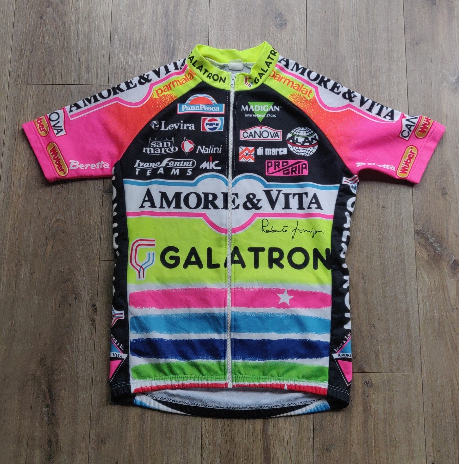 Wielershirt Amore & Vita Galatron, Ophalen of Verzenden, Gebruikt, Kleding