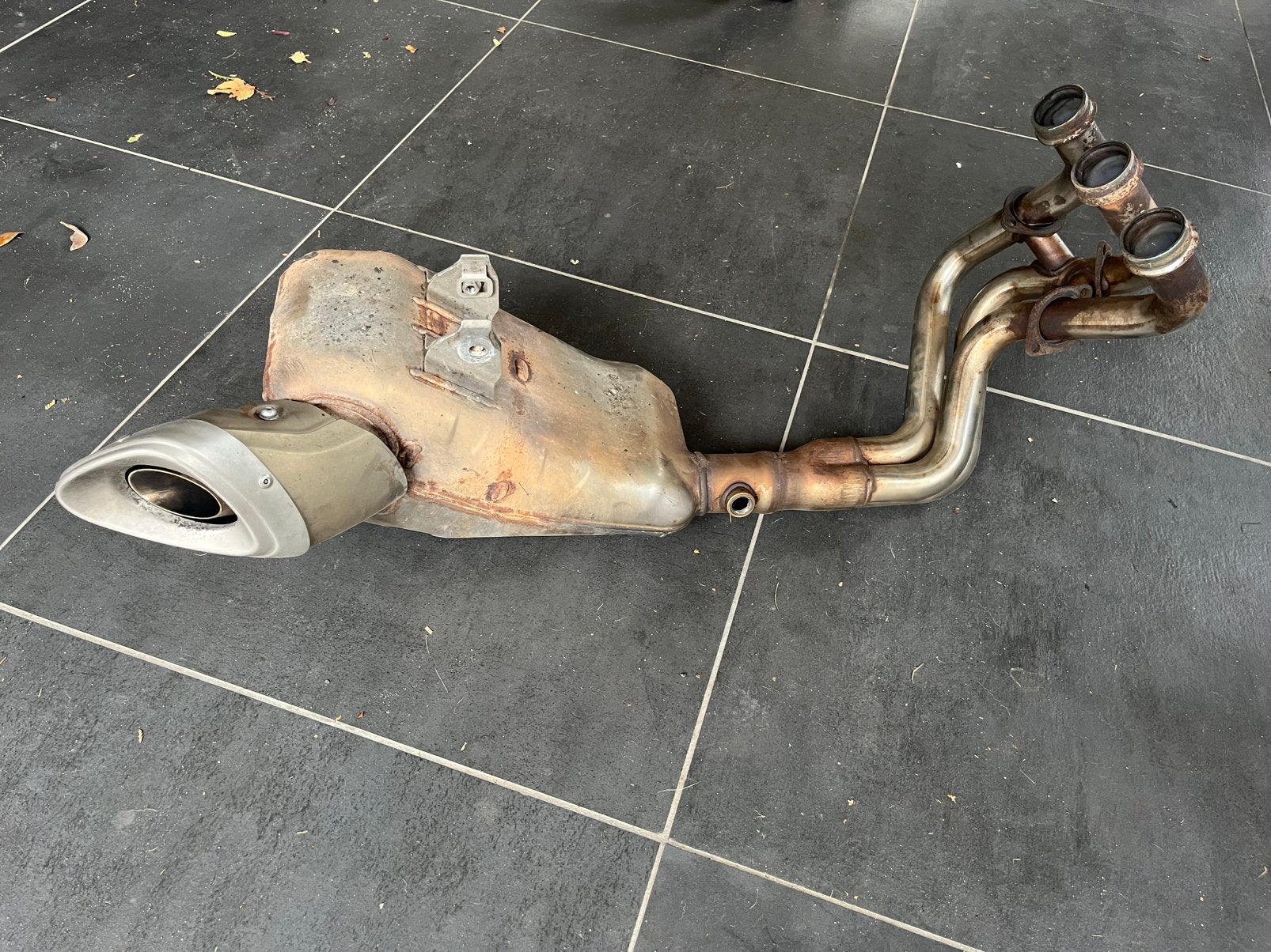 Yamaha Tracer 900 2016 uitlaat, Motoren, Ophalen, Gebruikt