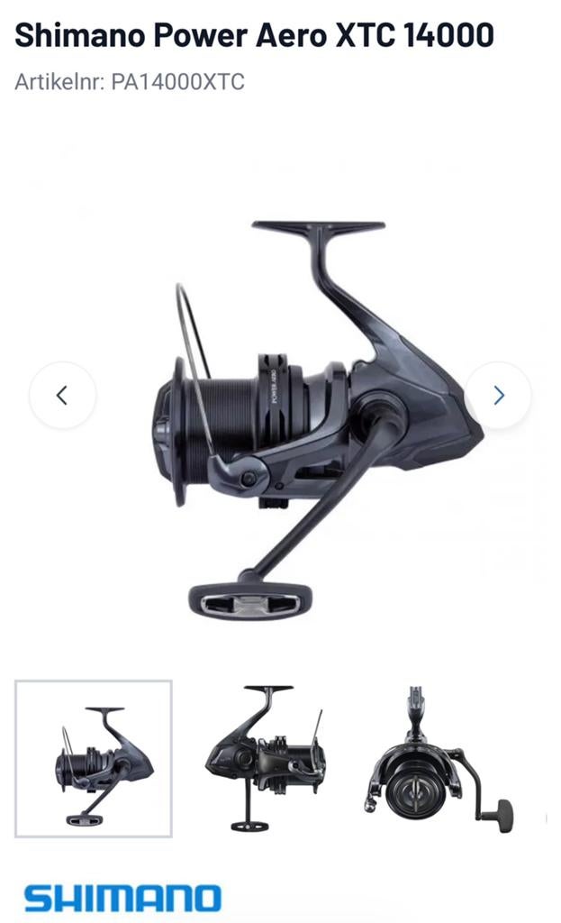 Shimano power aero xsc GEZOCHT, Ophalen, Zo goed als nieuw, Molen
