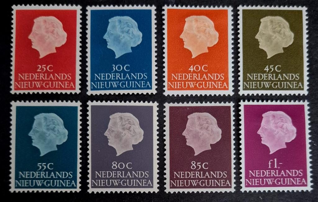NVPH 30-37 Juliana Ned. Guinea., Ophalen of Verzenden, Postfris, Nieuw-Guinea